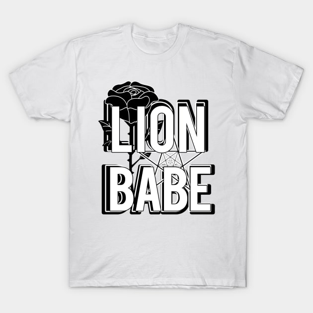 LION BABE T-Shirt by LanaBanana